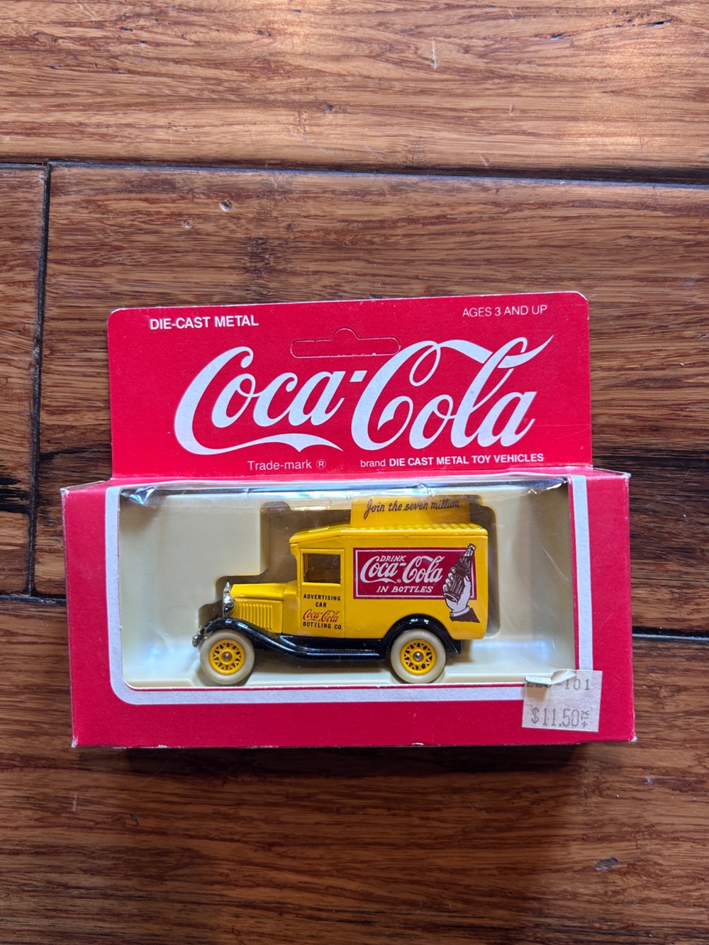 Vintage Coca-Cola die cast metal vehicle. “Advertising Car”.